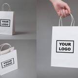 Wholesale TOP Quality Reusable Custom Logo Printing Kraft Paper Bag thumbnail-2
