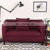 Shaoxing Sinuo Ready Made Stretch Sofa Covers Elastic Solid Color Couch Cover thumbnail-3