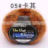 Coloured Blended Alpaca Wool Hand Knitting Yarn Price for Crochet thumbnail-5