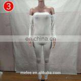 New Arrivals Women Sexy Solid High Flexibility One-Shoulder Jumpsuits 2021 Summer Ladies Long Sleeves Rompers Suitable Nightclub thumbnail-3