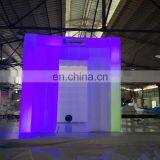 Customized Size 2.2*2.2m Led Light Inflatable Photo Booth Photobooth Enclosure Wall for Sale thumbnail-1