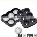 Wholesale High Quanlity Silicone 6 Cavity Personalized Custom Large Ice Cube Tray thumbnail-5
