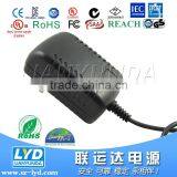 Alibaba Hot Selling 12v 1a wall mount charger set top box power adapter with UL FCC CE ROHS Approval