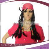 Fashion Braid Pink Synthetic Wigs Cap thumbnail-1