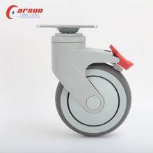 Hospital Trolley Castor Special for Medical Equipment and Instruments Silent Without Damaging The Ground Medical Swivel Caster Wheel thumbnail-3