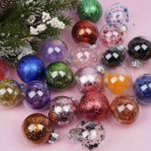 Wholesale Custom Design Handmade Decorative Christmas Tree Ornament Hanging Glass Ball 8 10 mm thumbnail-3