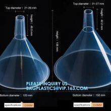 Factory Directly Transparent Large PP Plastic Perfume Dispensing Funnels, Factory Selling 30mm 50mm 60mm 75mm 90mm 100mm 120mm 150mm Transparent Funnel thumbnail-4