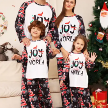 Christmas Pijamas Kids Baby Custom Blank Xmas Christmas Pajamas Matching Family Christmas Pajamas thumbnail-4