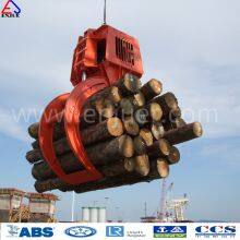 30-50t Excavator Loader Machine Hydraulic Electric Control Rotating Clamp Timber Tree Wood Log Grapple Wood Rotator Grab thumbnail-4