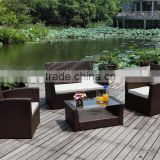 4 seat garden rattan sofa set