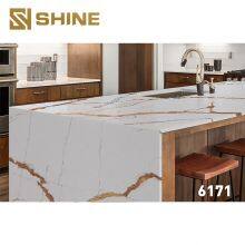 Artificial Silica Stone Quartz Slab for Kitchen Counter & Various Indoor Applications-for Villas Bedrooms Hotels thumbnail-2