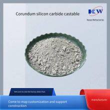 Corundum Silicon Carbide Castable, High-temperature Stability, High-strength Wear Resistance, Corrosion Resistance, Oxidation Resistance, Anti-seepage, Unshaped Material thumbnail-1