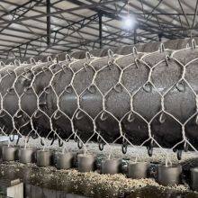 Hexagonal High Tensile Galvanized Mesh Hr 100 Reinforced Mesh Cheap Price Hexagonal Rockfall Net for Slope Protection Plain Weave Cutting thumbnail-2