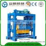 QT40-2 Semi-automatic Hollow Concrete Bricks Machine With Vibration Force 30kn