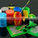 Cheap Price High Quality Silicone Dab Oil Container Oil Barrel Drum Jar Tire Shaped Silicone Container thumbnail-1