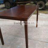 Modern rectangular solid wood dining table XYN177