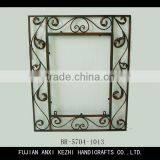 Cast Iron Wall Mounted Mirror thumbnail-1