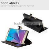 2016 New Fashion Hand-crafted Stand Wallet pu Case With Cosmetic Mirror Stand Wallet Case for Samsung Galaxy Note 7 thumbnail-5