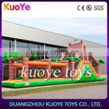Hot Sale Large Inflatable Sport Game,inflatable Obstacle Course, Kids Playground Inflatable Obstacle With Slide