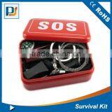 Outdoor Camping Hiking Self Help Survival Emergency Multifunction Kits SOS Box thumbnail-2