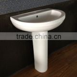 FH300 Washbasin with Half Pedetal Bathroom Design Sanitary Ware Ceramic