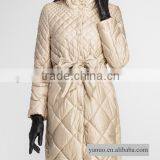 High-end Jacket Women Supply Clothing OEM Service,jacket With Elastic Belt
