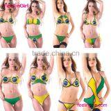 OEM & ODM Green Brazilian Flag Bikini Swimwear thumbnail-1