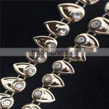 Stick on Strass Chain Gold Chain Rhinestone Roll for Bags/ Shoes Use thumbnail-5