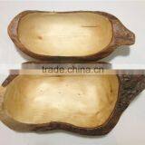 2016 New Products Pear Shape Natural Wooden Fruits and Nuts Serving Plate thumbnail-1