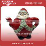 Ceramic Santa Teapot for Christmas