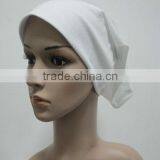 C002 Plain Tube Underscarf With Stiff on Front,cotton Underscarf and Hats thumbnail-1