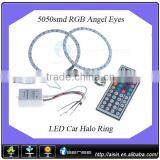 2x White Light Led Universal Angel Eye Kits dc 12v 5050 thumbnail-1