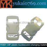 Yukai Quick Release Harness Buckle Plastic Dog Collar Buckle 3/8" thumbnail-1