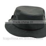 Custom Black Snake Leather Bucket Hat Wholesale thumbnail-2