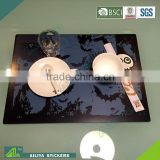 Hot selling eco-friendly OEM factory customized dining black placemats