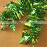 PET Wire Palm Leaves Metallic Plastic Christmas Garland thumbnail-4