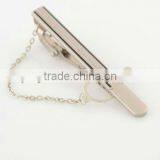 Custom fashion tie pin nice tie bar metal tie clip