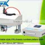 Pneumatic CNC Handheld Dot Peen Marking Machine Marking on Metal,plastic, VIN Number Marking Machine Price thumbnail-1