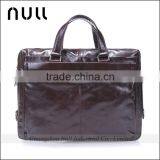 Mens Genuine Leather Briefcase Laptop Messenger Bag