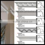 Easy installation painted grade polyurethane cornice Mouldings pu moulding