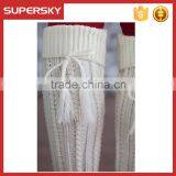 A-11 Over the Knee High Tassel Knit Chunky Boot Socks Women Chunky Knit Leg Warmers Knitted Thigh High Boot Socks thumbnail-2