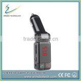 Bluetooth Car Charger MP3 Player FM Transmitter With Dual USB Ports for Vehicles