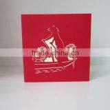 Viet Nam Girl 3d Pop up Greeting Card thumbnail-2