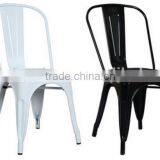 2016 Hot Sale Industrial Metal Chair Gloss Finish Dinning Colorful Stackable Side Chair thumbnail-1