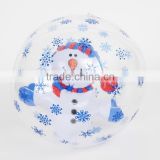 clear Snowflake decoration inflatable snowman ball