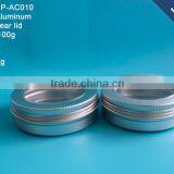 Latest Design Main Product Round Aluminum Can With Transparent Window Cap thumbnail-1