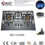 Morden Style Brass Burner Corner 3 Burner Gas Hob thumbnail-6