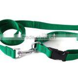 Matched Pure Green Dog Lead and Collar thumbnail-1