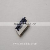 PA9T UL94V-0 1.00mm pitch FPC connectors for wire to board