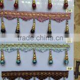 [YZLACE] Tassels Lace Curtains Wholesale 10096 thumbnail-1